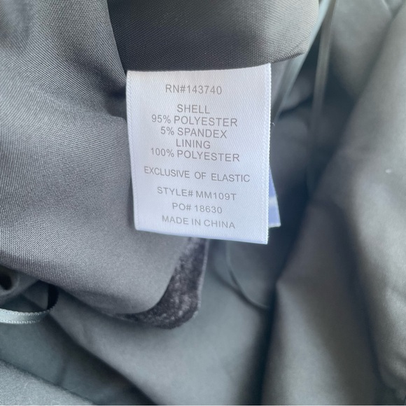 HYACINTH HOUSE Velvet & Pearl Trim Strapless Valerie Top in Black Size XXL (NWT) - Picture 9 of 9